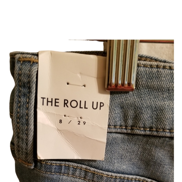 Lucky Brand Women's 29 The Roll Up Jean Shorts Blue NEW - Picture 7 of 8